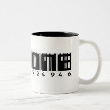El - Taza del UPC Drinkware de la clave de barras