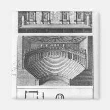 El teatro olímpico en Vicenza Imán De Frigorifico