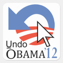 El tecleo "deshace" al pegatina de Obama
