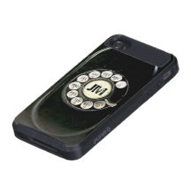 El teléfono de la baquelita del dial rotatorio del