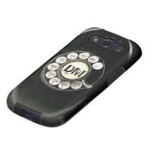 El teléfono de la baquelita del dial rotatorio del samsung galaxy s3 cárcasas