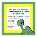 El tema lindo del dinosaurio embroma el cumpleaños anuncio