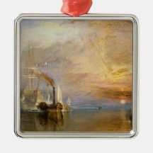 El "Temeraire que lucha" tirado Ornamento De Navidad
