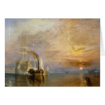 El "Temeraire que lucha" tirado Tarjetón