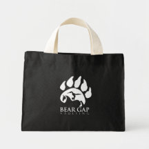 El texto blanco que salta de Gap del oso empaqueta Bolsas De Mano