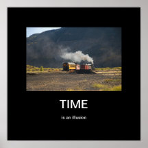 El tiempo es un poster de Demotivational de la ilu