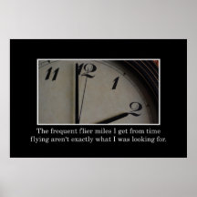 El tiempo va así que ayuno consigo las millas del  poster