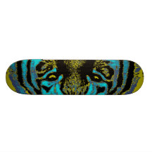 El tigre de los ojos - monopatín de la bella arte