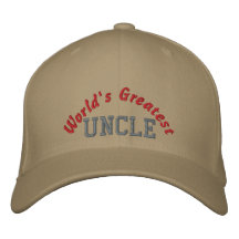 El tío más grande del mundo gorra de béisbol bordada