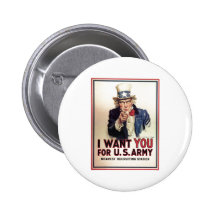 El tío Sam I le quiere para el Ejército del EE. UU Pins