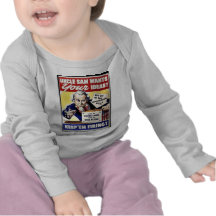 El tío Sam quiere sus ideas, las guarda leña Camisetas