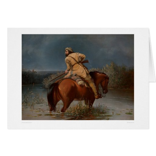 El tiro pasado del trampero (1388A) Felicitaciones