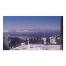 El top de la montaña Nevado pasa por alto Impresiones Fotograficas