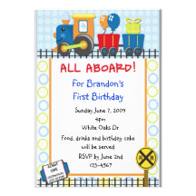 El tren del cumpleaños invita comunicado personal  