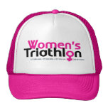 El Triathlon de las mujeres Gorro De Camionero