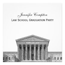 El Tribunal Supremo grabó al agua fuerte al gradua Invitaciones Personalizada