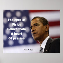 El tributo de Barack Obama enmarcó impresiones