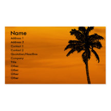 El | tropical tarjeta de visita