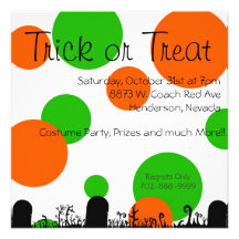 El truco o la invitación   Halloween invita