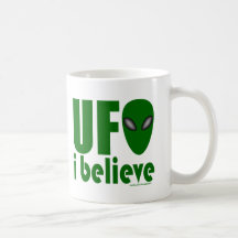 EL UFO I CREE LAS CAMISETAS Y LOS REGALOS TAZA DE CAFÉ