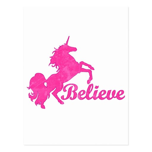 El unicornio, cree postales