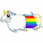 El unicornio Farts imán Esculturas Fotograficas