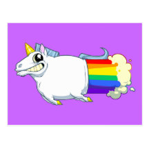 El unicornio Farts postal