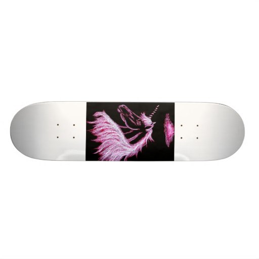 el unicornio soña rosa tablas de skate