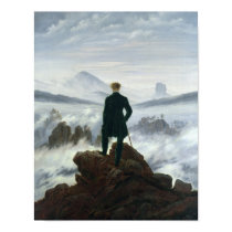 El vagabundo sobre el mar de la niebla, 1818 posters