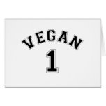 El vegano se divierte el logotipo tarjeta