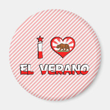 EL Verano, CA Imán De Frigorífico