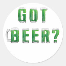 El verde consiguió la cerveza pegatina