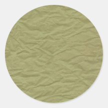 El verde de la primavera arrugó la textura de pape etiquetas redondas