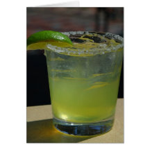 El verde de los Margaritas bebe los cócteles del h Felicitacion
