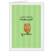 El verde del amor del búho sea mi tarjeta de la da
