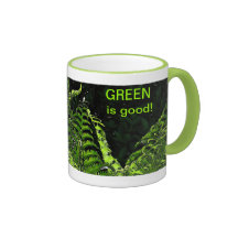 El verde es buena taza de café