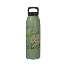 El verde es el nuevo negro, Eco reciclado personal Botellas De Agua Reutilizables