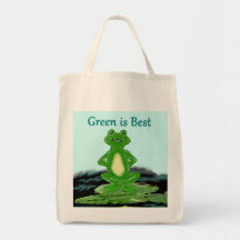 el verde es la mejor bolsa de asas de la rana
