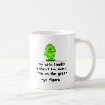 El verde tazas de café
