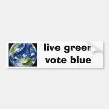 el "verde vivo, vota" a la pegatina para el parach pegatina de parachoque