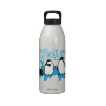 El viajar (pingüinos) botella de beber