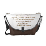 El viaje del dirigible de Steampunk cita el bolso Bolsa Messenger