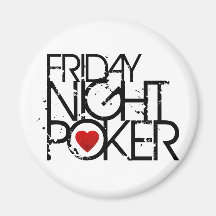 El viernes por la noche póker imanes para frigoríficos