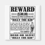 El vintage Billy el niño quiso el poster Imán Para Frigorifico
