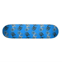 El vintage fresco de las azules turquesas del trul monopatin