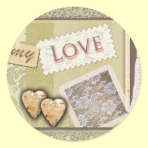El vintage sea mi amor pegatinas