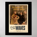 El vintage WW2 AGITA el poster