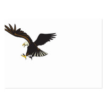 El volar de Eagle calvo Tarjeta De Visita