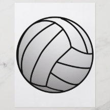 El voleibol de encargo se divierte el producto flyer personalizado