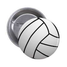 El voleibol de encargo se divierte el producto pins